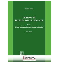 LEZIONI DI SCIENZA DELLE FINANZE - PARTE I - L'INTER