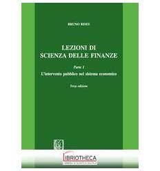 LEZIONI DI SCIENZA DELLE FINANZE - PARTE I - L'INTER