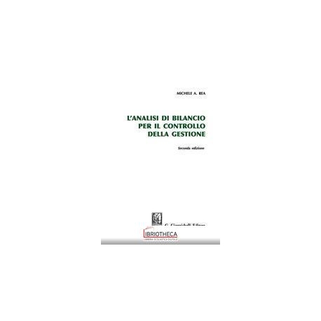 ANALISI DI BILANCIO PER CONTROLLO DELLA GESTIONE