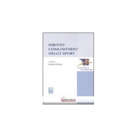 DIRITTO COMUNITARIO DELLO SPORT