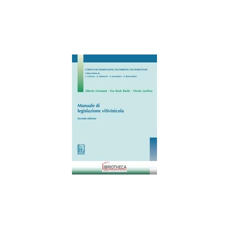 MANUALE DI LEGISLAZIONE VITIVINICOLA