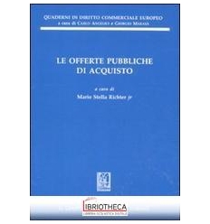 OFFERTE PUBBLICHE DI ACQUISTO