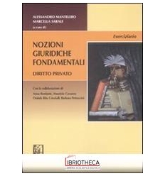 NOZIONI GIURIDICHE FONDAMENTALI - DIRITTO PRIVATO -