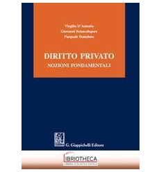 DIRITTO PRIVATO - NOZIONI FONDAMENTALI