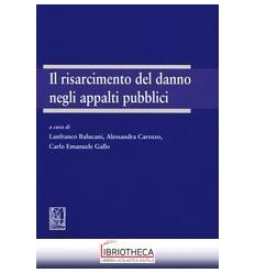 RISARCIMENTO DEL DANNO NEGLI APPALTI PUBBLICI