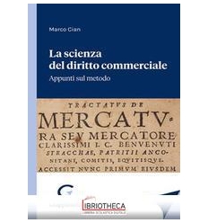 SCIENZA DEL DIRITTO COMMERCIALE