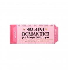 Blocchetto 24 Voucher - buoni romantici
