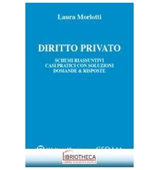 DIRITTO PRIVATO - SCHEMI RIASSUNTIVI CASI CON SOLUZI