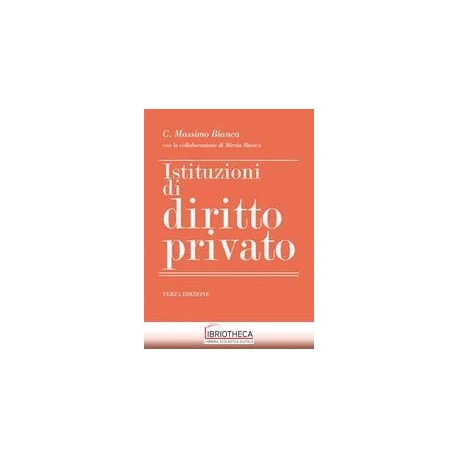 ISTITUZIONI DI DIRITTO PRIVATO