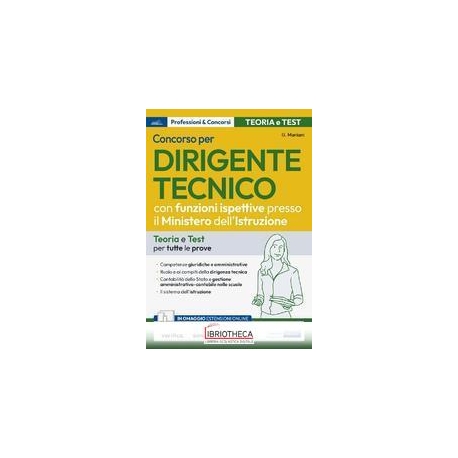 CONCORSO PER 145 DIRGENTI TECN