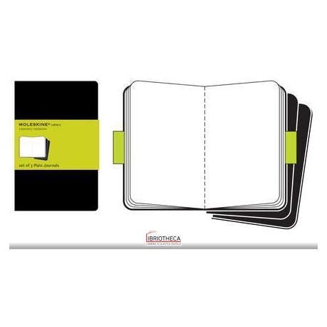 PLAIN CAHIER BLACK COVER POCK.