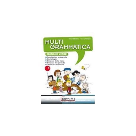 MULTIGRAMMATICA EDIZIONE VERDE