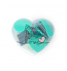 Mini Set di Cancelleria - Cuore