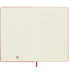 Taccuino Moleskine RED PLAIN LARGE