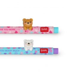 Set di 2 Penne Gel - Beary in Love
