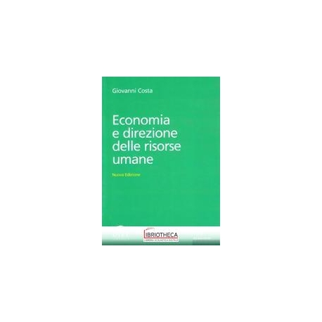 ECONOMIA E DIREZIONE DELLE RISORSE UMANE