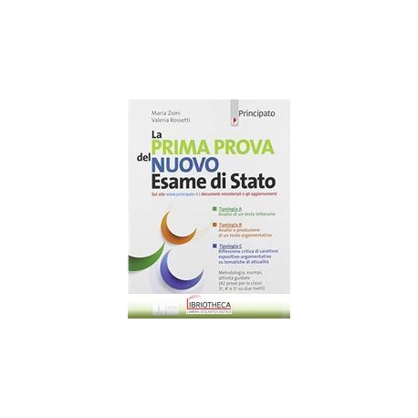 PRIMA PROVA DEL NUOVO ESAME DI STATO ED. MISTA