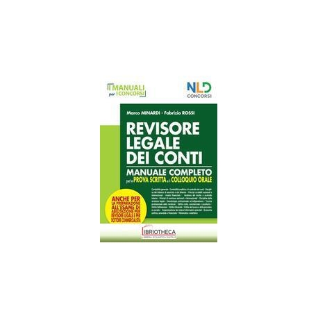 MANUALE PER REVISIONE LEGALE DEI CONTI - MANUALE COM