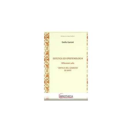 ESTETICA ED EPISTEMOLOGIA