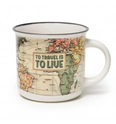 Tazza in Porcellana - Cup-Puccino TRAVEL