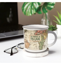 Tazza in Porcellana - Cup-Puccino TRAVEL