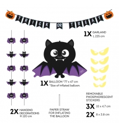 Set decorazioni porta - halloween