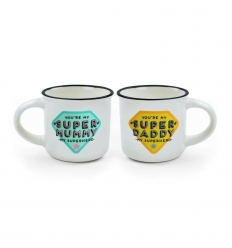 Tazzine da Caffè - Super Mummy & Super Daddy