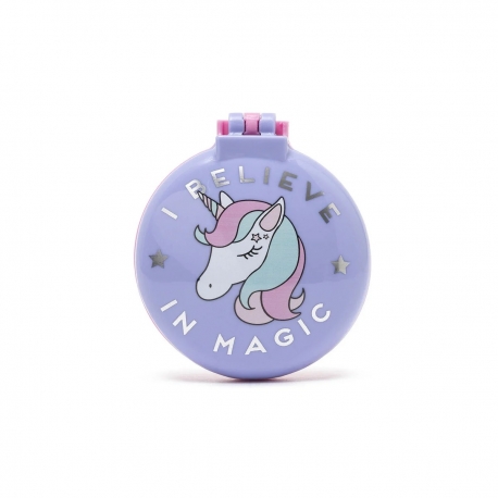 Spazzola con Specchio Unicorno