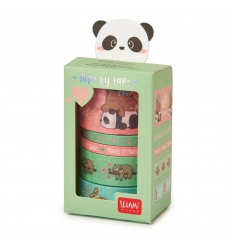 Set di 5 Nastri Adesivi di Carta Cute Animals 