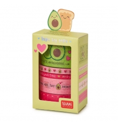 Set di 5 Nastri Adesivi di Carta Avocado