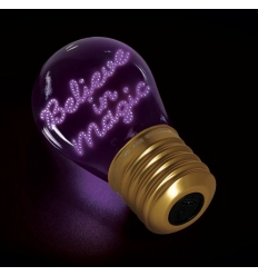 Lampada da Tavolo a Forma di Lampadina Believe in Magic