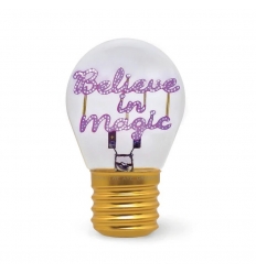 Lampada da Tavolo a Forma di Lampadina Believe in Magic
