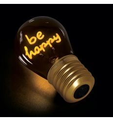 Lampada da Tavolo a Forma di Lampadina be happy