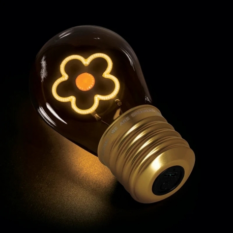 Lampada da Tavolo a Forma di Lampadina