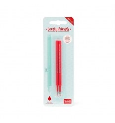 Set di 2 Refill per Penna Gel - ROSSO