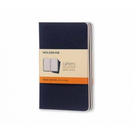 CAHIER RULED POCKET NAVY