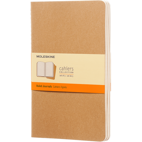 RULED CAHIER KRAFT COVER LARGE