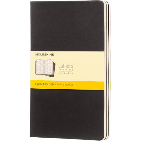 RULED CAHIER BLACK COVER LARGE