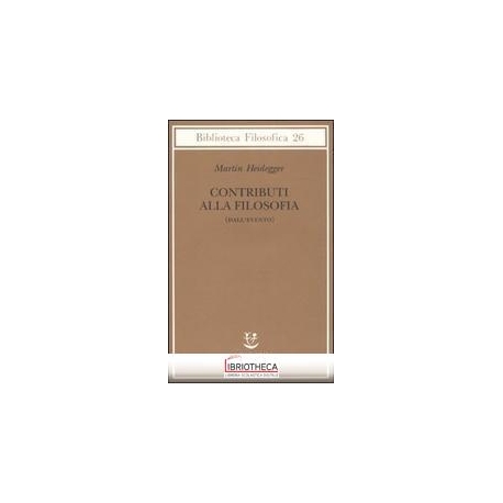 CONTRIBUTI ALLA FILOSOFIA