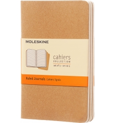 RULED CAHIER KRAFT COVER POCKET