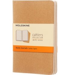 RULED CAHIER KRAFT COVER POCKET