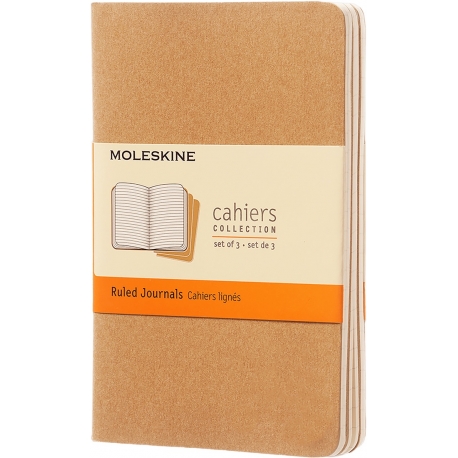 RULED CAHIER KRAFT COVER POCKET