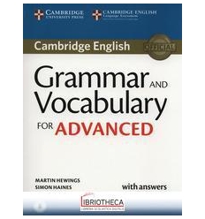 GRAMMAR AND VOCABULARY FOR ADVANCED ED. MISTA