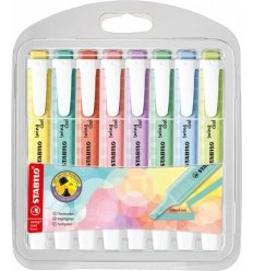 EVIDENZIATORI STABILO SWING PASTEL 8 COLORI