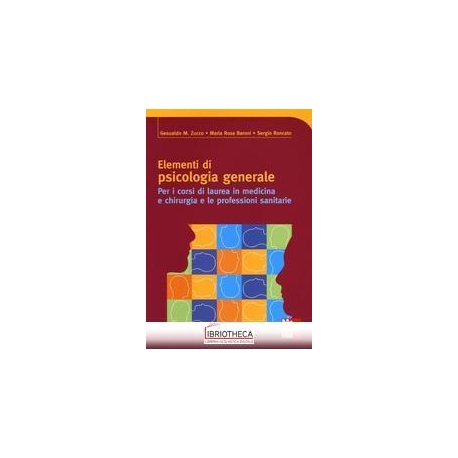 ELEMENTI DI PSICOLOGIA GENERAL
