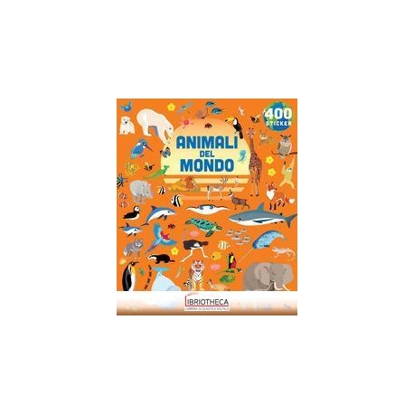 ANIMALI NEL MONDO 400 STICKER