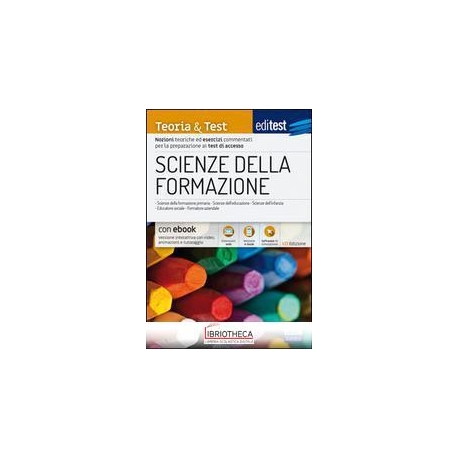 SCIENZE DELLA FORMAZIONE-TEORIA - 7ED