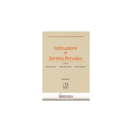 ISTITUZIONI DI DIRITTO PRIVATO - SECONDA EDIZIONE 20