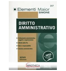 DIRITTO AMMIN. ELEMENTI MAIOR