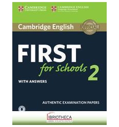CAMBRIDGE ENGLISH FIRST FOR SCHOOLS 2 ED. MISTA